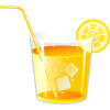  Стикер: Стаканчик освежающего лимонада