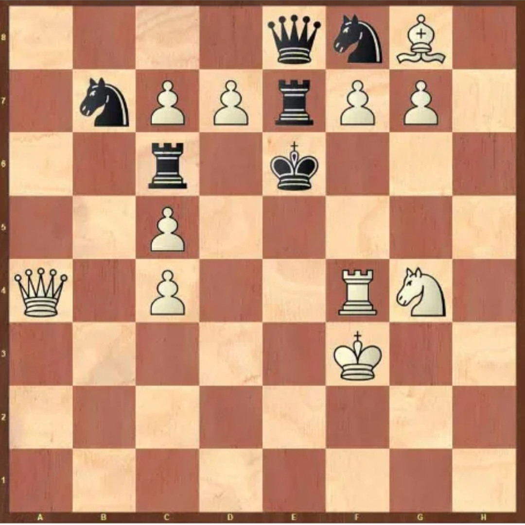 Простая партия в шахматы для начинающих